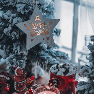 Christmas iPhone 14 wallpaper