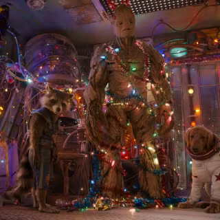 Christmas Guardians of The Galaxy wallpaper