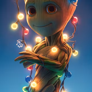 Christmas Guardians of The Galaxy wallpaper