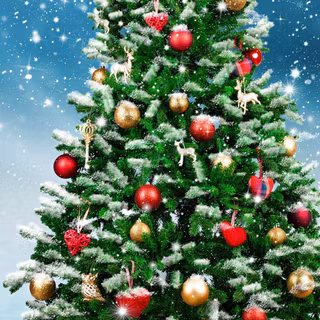 Christmas iPhone 17 wallpaper