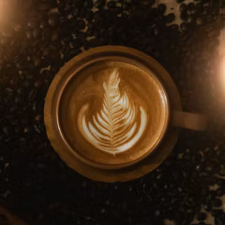 Winter coffee holiday iPad wallpaper