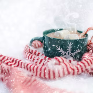 Christmas coffee laptop wallpaper