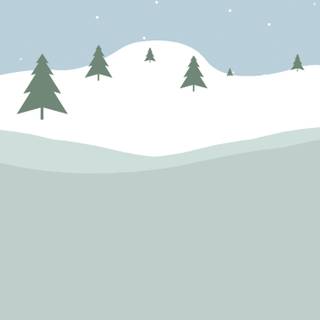 Simple winter iPhone wallpaper