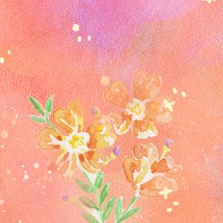 Spring flower phone wallpaper