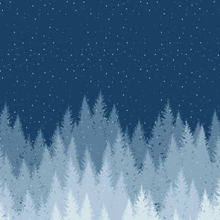 Simple winter iPhone wallpaper