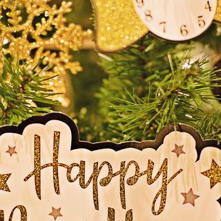 1080x2340 New Year wallpaper