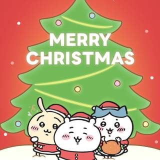 Christmas Chiikawa wallpaper