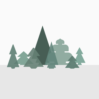 Simple Christmas trees wallpaper