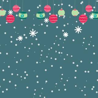 Cartoon Christmas laptop wallpaper