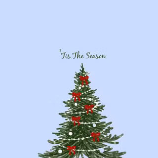 Simple Christmas trees wallpaper