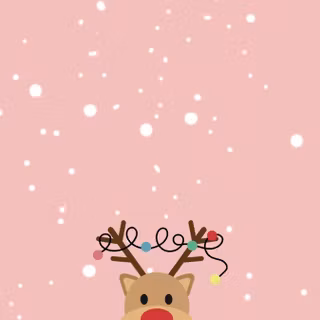 Pink Christmas PFP wallpaper