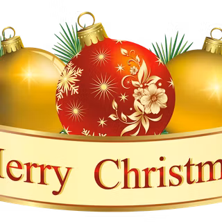 Merry Christmas banner wallpaper