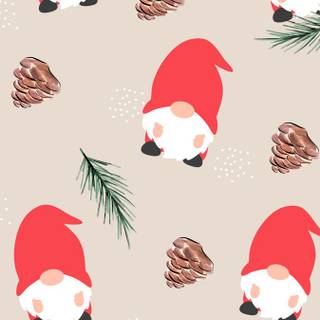 Cute Christmas knome wallpaper