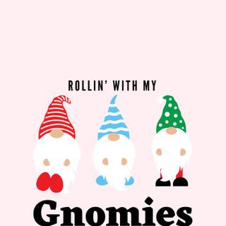 Cute Christmas knome wallpaper