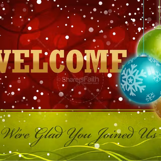 Christmas welcome wallpaper