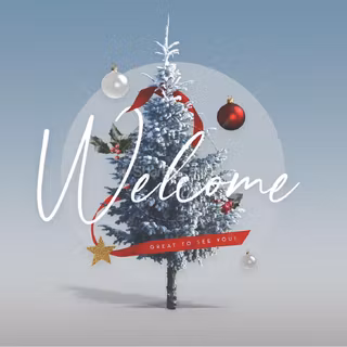 Christmas welcome wallpaper