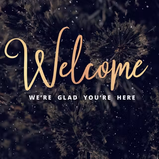 Christmas welcome wallpaper