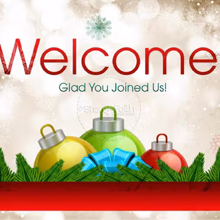 Christmas welcome wallpaper