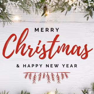 Merry Christmas banner wallpaper