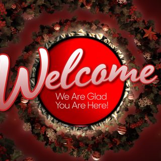 Christmas welcome wallpaper