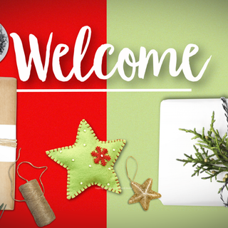 Christmas welcome wallpaper