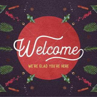 Christmas welcome wallpaper