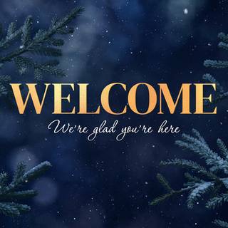Christmas welcome wallpaper