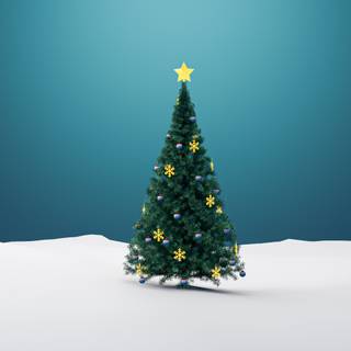1920x1080 Christmas tree winter wallpaper