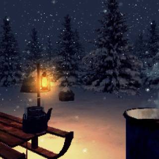 Winter horror games wallpaper