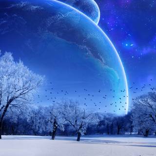 Chill winter PC wallpaper