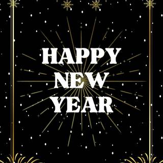 Simple Happy New Year wallpaper