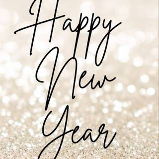 Simple Happy New Year wallpaper