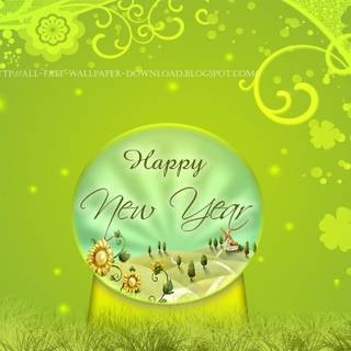 Simple Happy New Year wallpaper