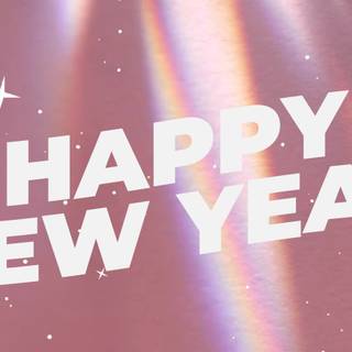 Simple Happy New Year wallpaper