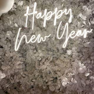 Simple Happy New Year wallpaper