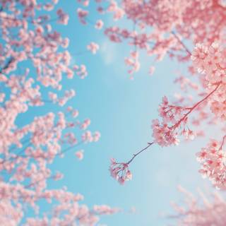 Spring trees 4k wallpaper