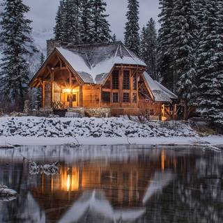 Xmas winter iPhone wallpaper