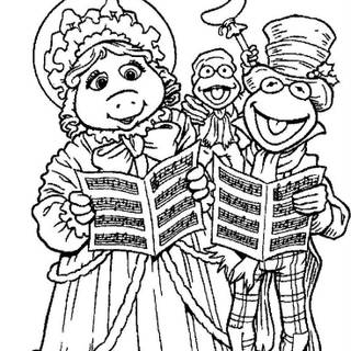 Christmas coloring book wallpaper