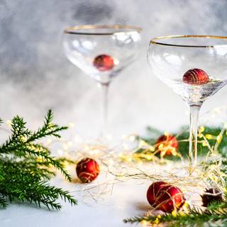 Christmas cocktail wallpaper