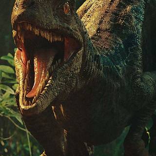 Blue dino Jurassic world wallpaper