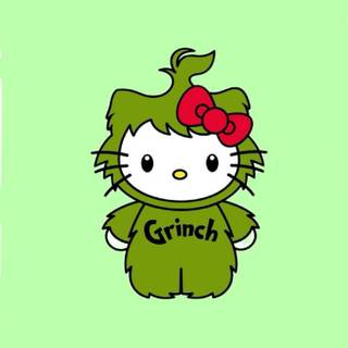 Grinch Hello Kitty wallpaper