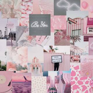 Kawaii pink Chromebook wallpaper