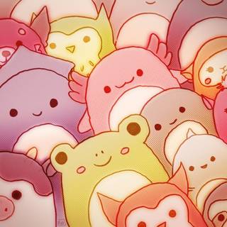 Kawaii pink Chromebook wallpaper