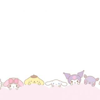 Kawaii pink Chromebook wallpaper