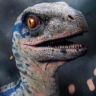 Blue dino Jurassic world wallpaper