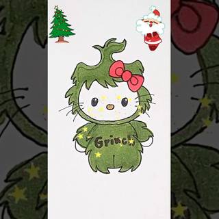Grinch Hello Kitty wallpaper