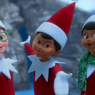 Santa's elf wallpaper