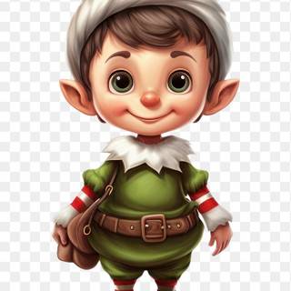 Santa's elf wallpaper