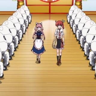 Pandora in the Crimson Shell: Ghost Urn wallpaper