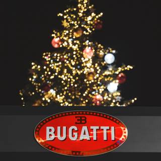 Christmas bugatti wallpaper